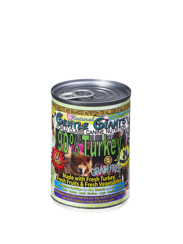 13OZ TURKEY GENTLE GIANTS DOG FOOD AND PRODUCTS