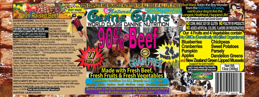 gentle giants dog food for puppies